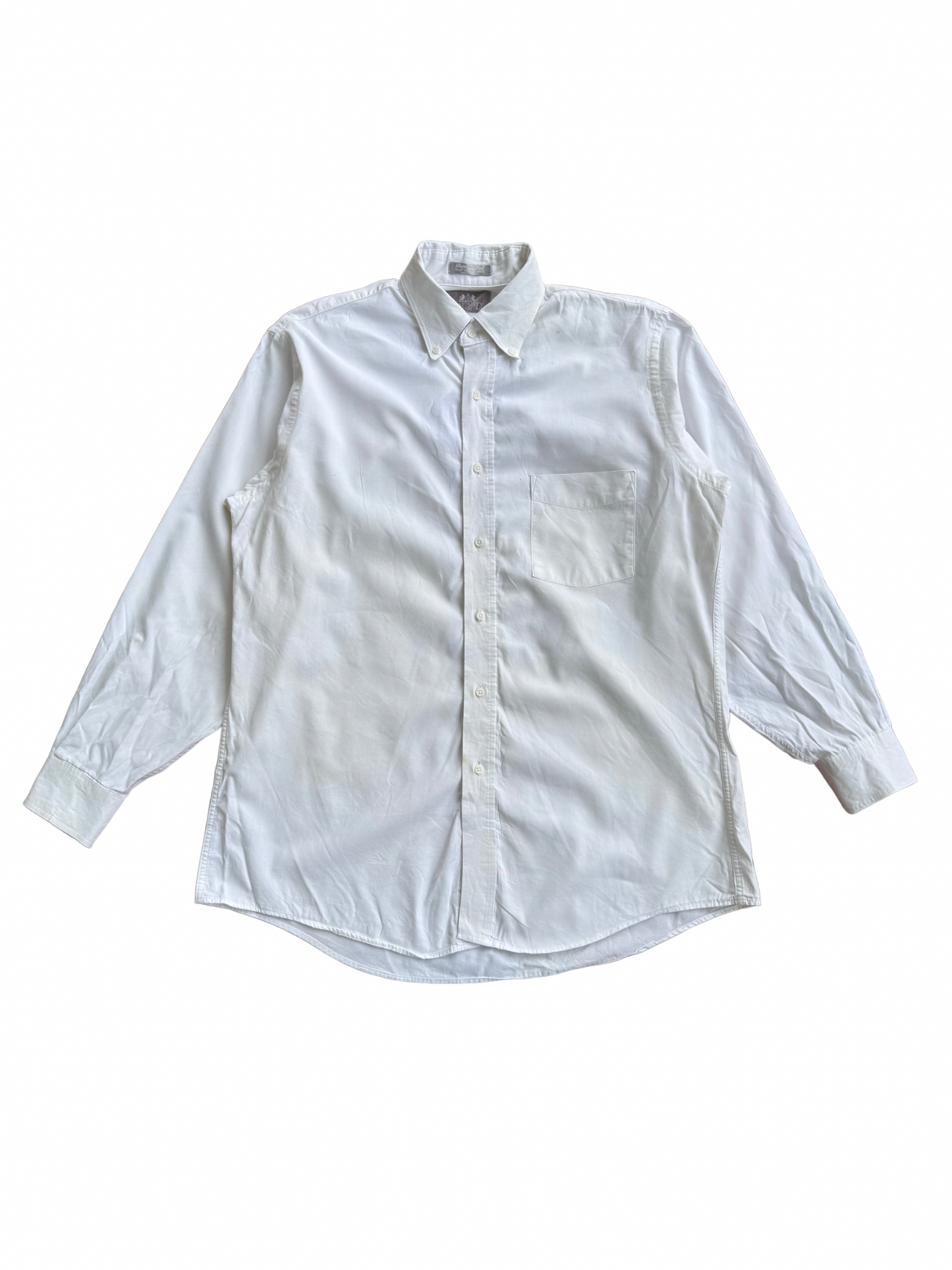 Vintage 1980s-90s Stafford “Pinpoint Oxford” Button-Down Shirt
