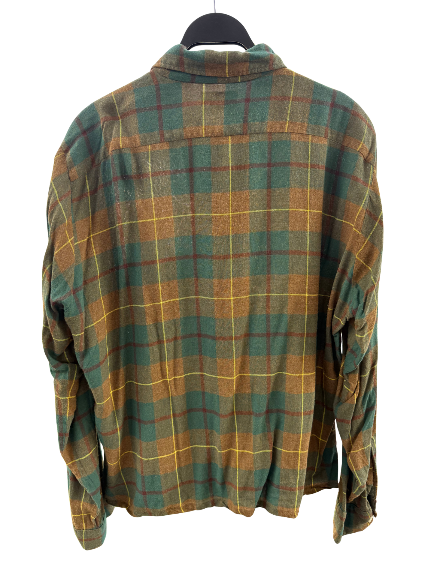 Vintage 1950s Arrow “Chevella” Rayon Plaid Shirt