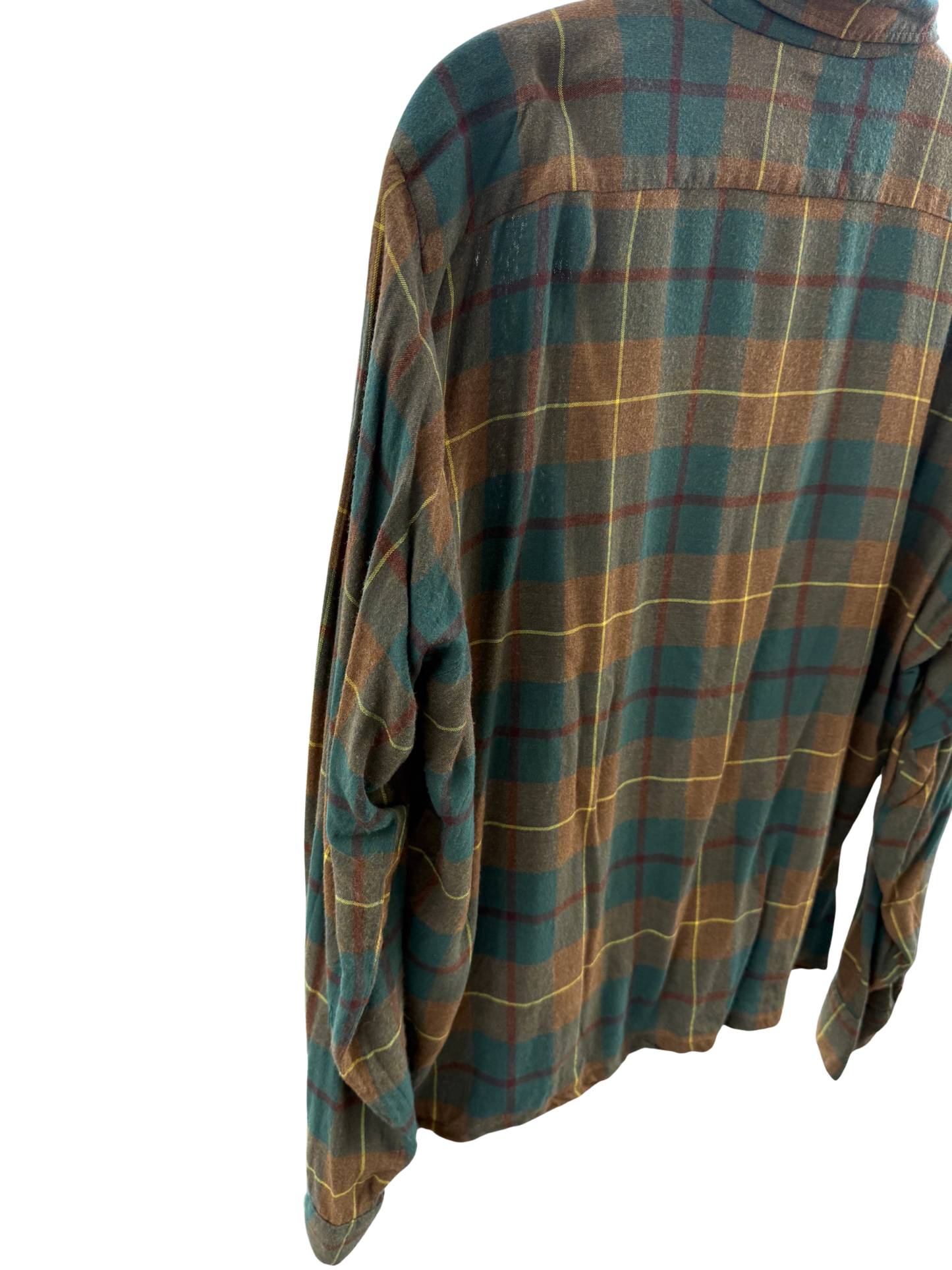 Vintage 1950s Arrow “Chevella” Rayon Plaid Shirt
